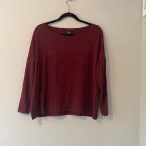 Red long sleeve shirt